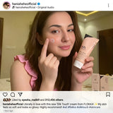 FLiCKA Silk Touch 3‑in‑1 Moisturizer & Primer | Hydrating, Lightweight, Long‑Lasting | Pore Minimizer | Sealed Pack 60gm